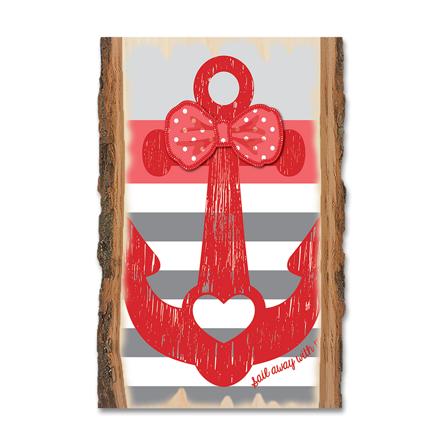 Greeting Card: Live Edge - Sail Away With