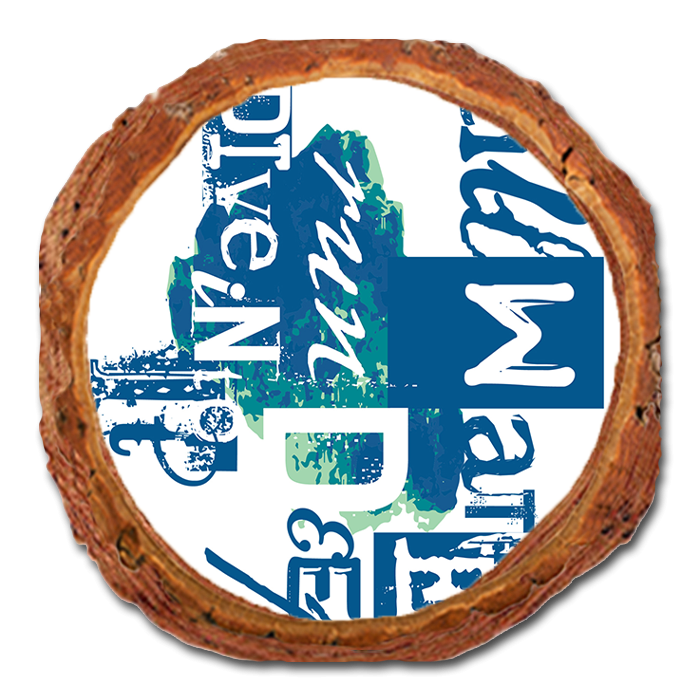 Coaster: Live Edge - Still Waters Deep (Pack of 5)
