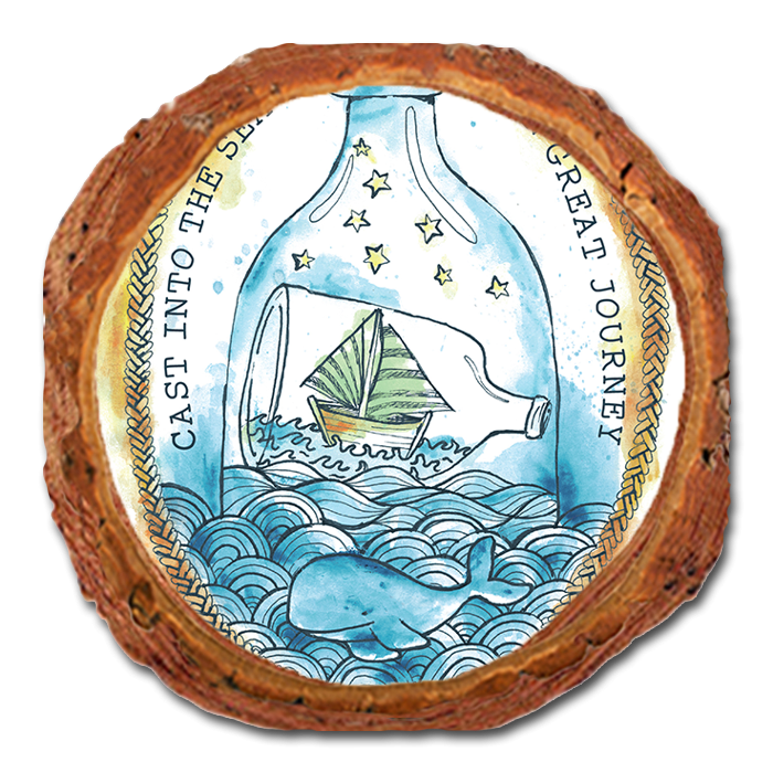 Coaster: Live Edge - Ventures High Waves (Pack of 5)