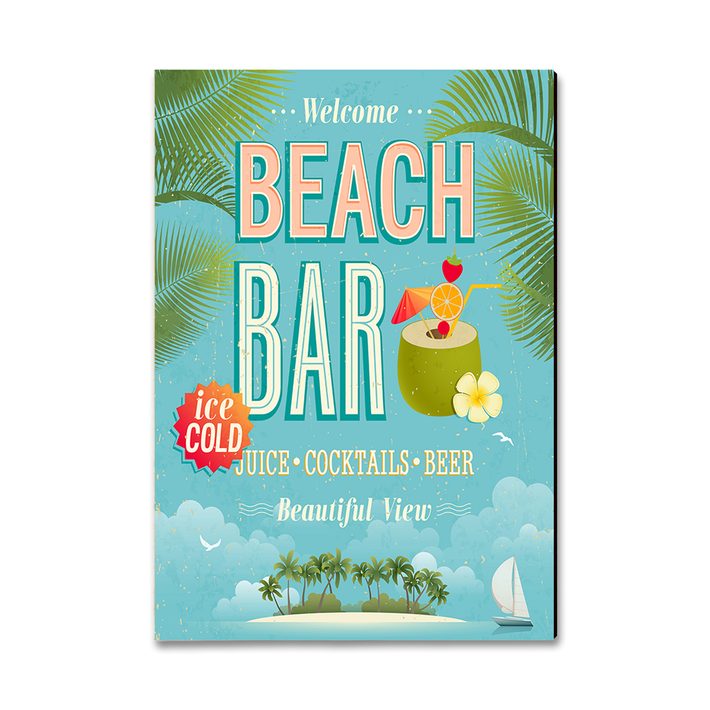 Magnet: Classic Edge - Beach Bar