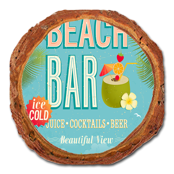Coaster: Live Edge - Beach Bar (Pack of 5)