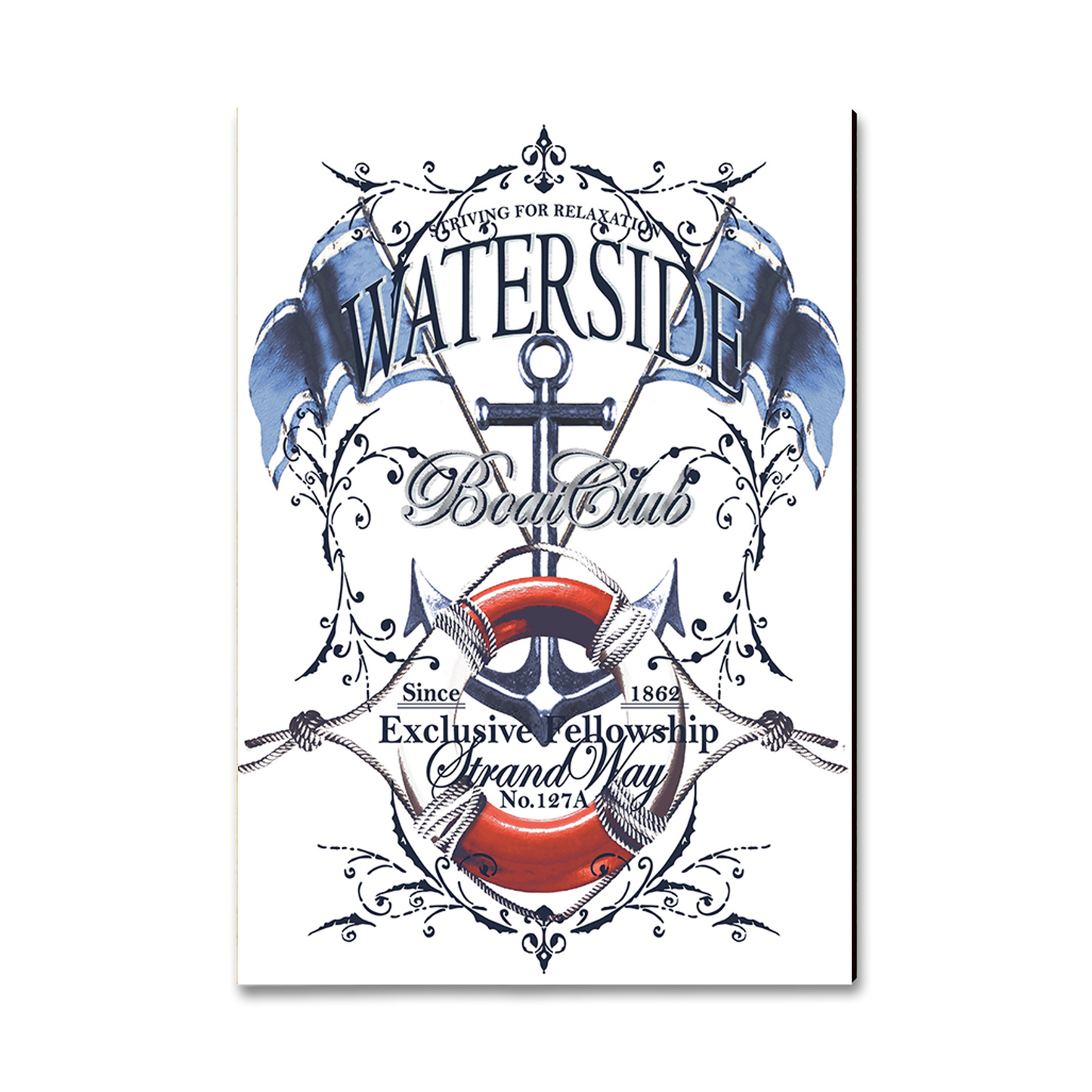 Ornament: Classic Edge - Waterside Boat Club