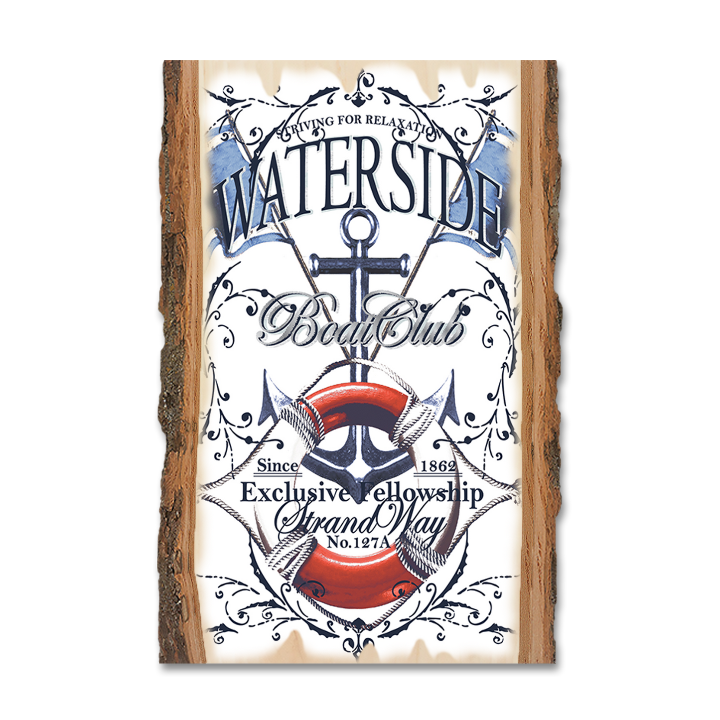 Postcard: Live Edge - Waterside Boat Club