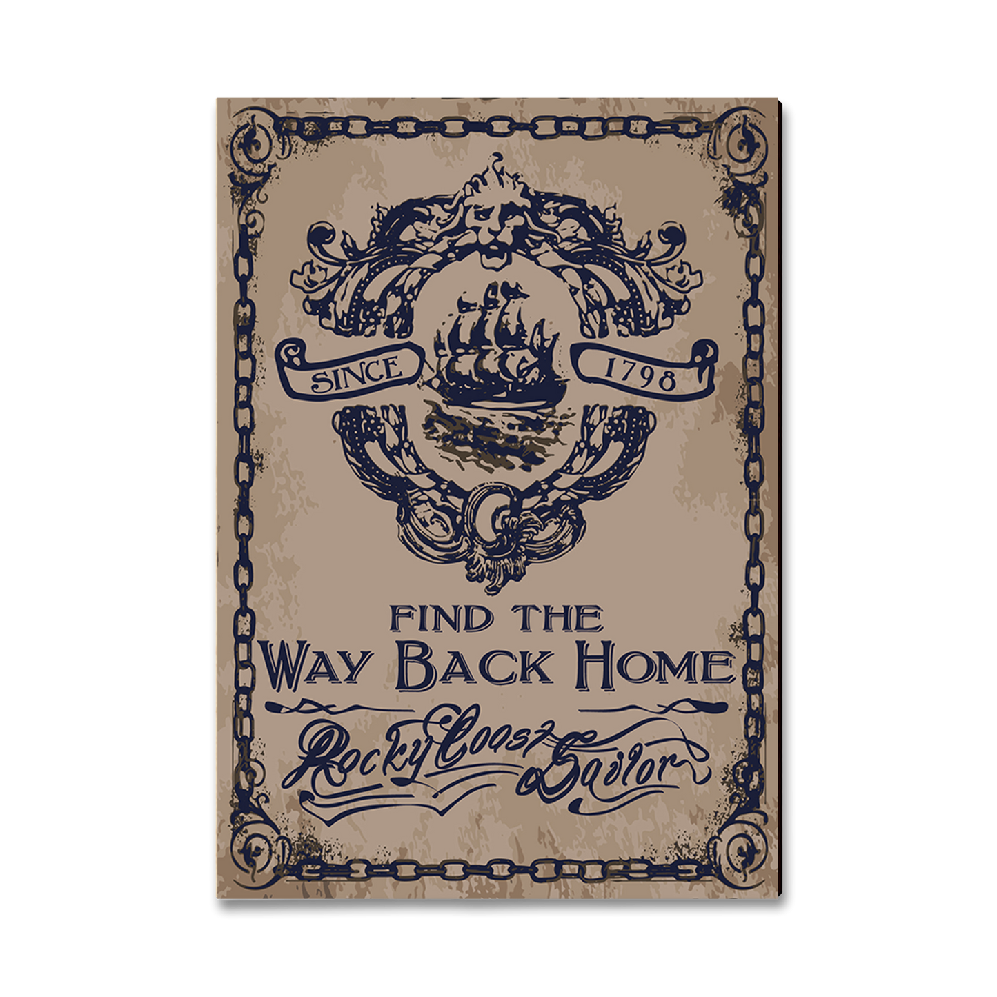 Ornament: Classic Edge - Way Back Home (Pack of 5)
