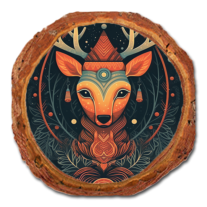 Coaster: Live Edge - Zen Reindeer (Pack of 5)