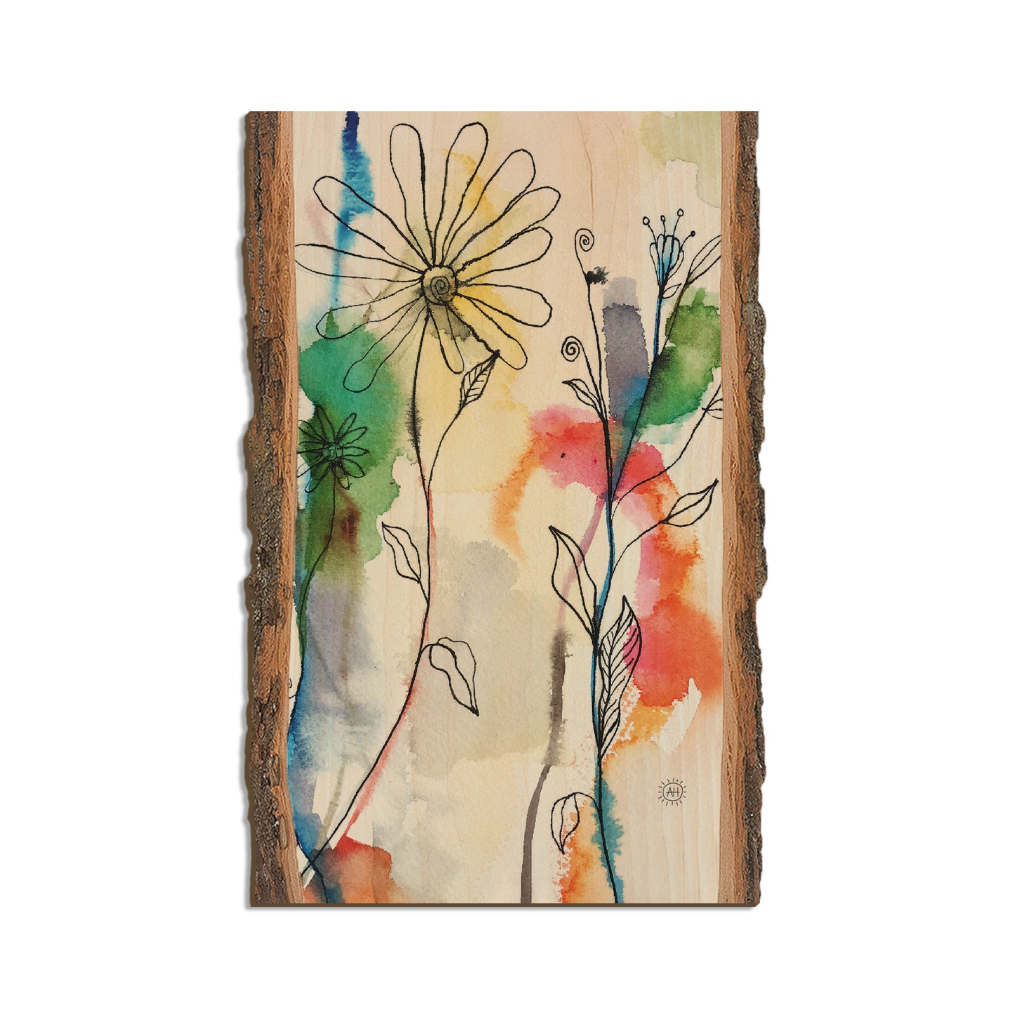 Henning's Abstract Flow Flowers - Live Edge Live Edge Magnet (5pk // $2.80ea)