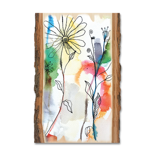 Magnet: Live Edge - Henning's Abstract Flow Flowers