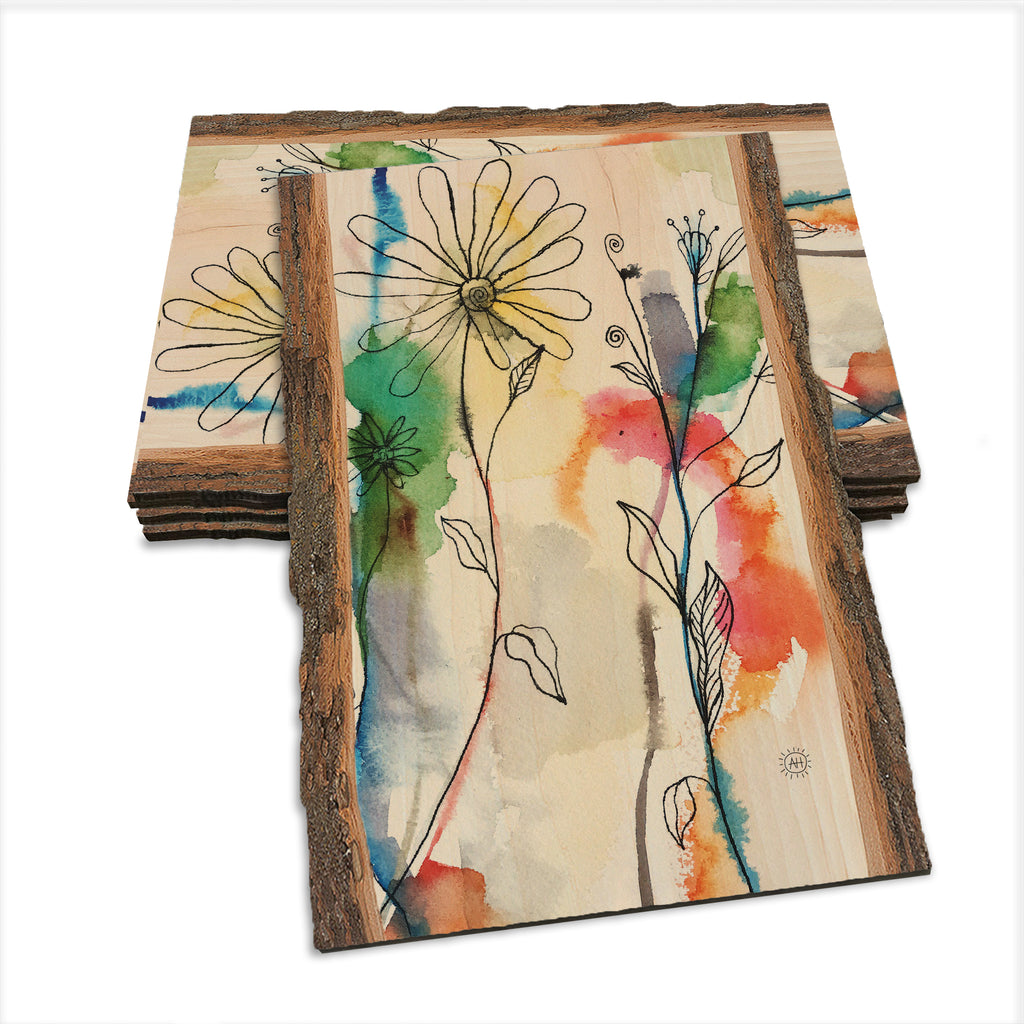 Henning's Abstract Flow Flowers - Live Edge Live Edge Postcard (5pk // $2.80ea)