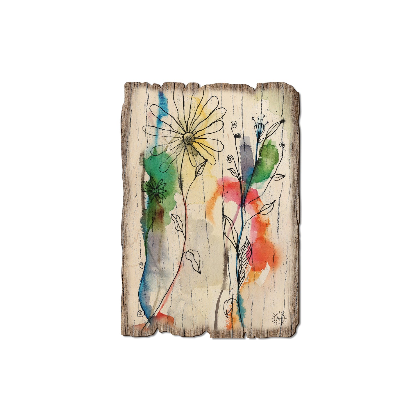 Henning's Abstract Flow Flowers - Rustic Edge Postcards & Magnets Rustic Edge Magnet (5pk // $2.80ea)