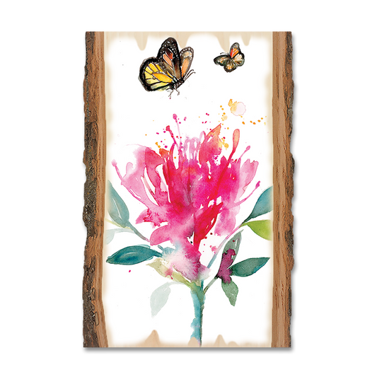 Magnet: Live Edge - Henning's Butterfly & Bloom