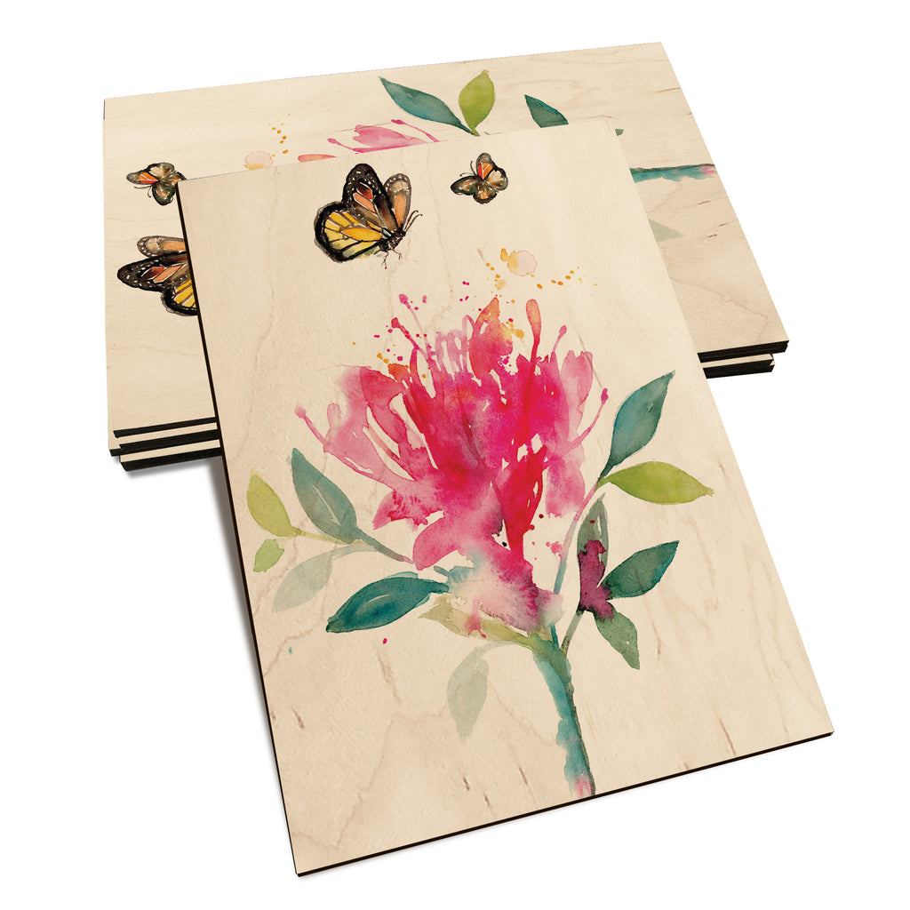 Henning's Butterfly & Bloom - Classic Edge Classic Edge Postcard (5pk // $2.80ea)