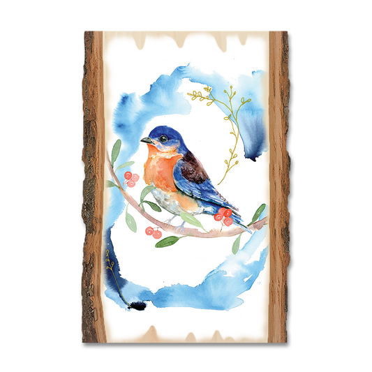 Magnet: Live Edge - Henning's Blue on Blue