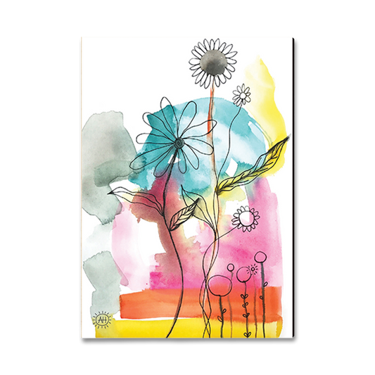 Magnet: Classic Edge - Henning's Bright Flowers