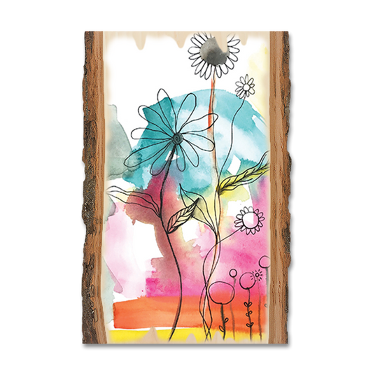 Magnet: Live Edge - Henning's Bright Flowers