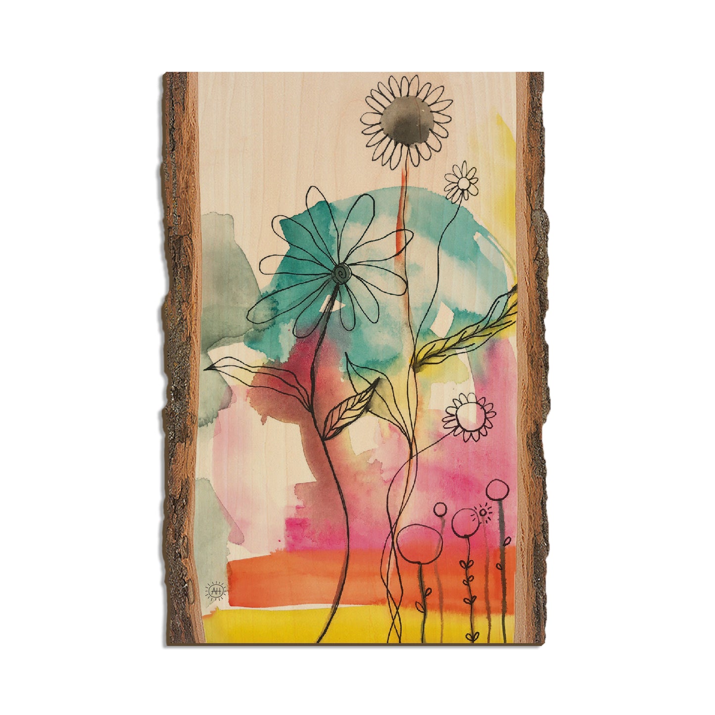Henning's Bright Flowers - Live Edge Live Edge Postcard  (5pk // $2.80ea)