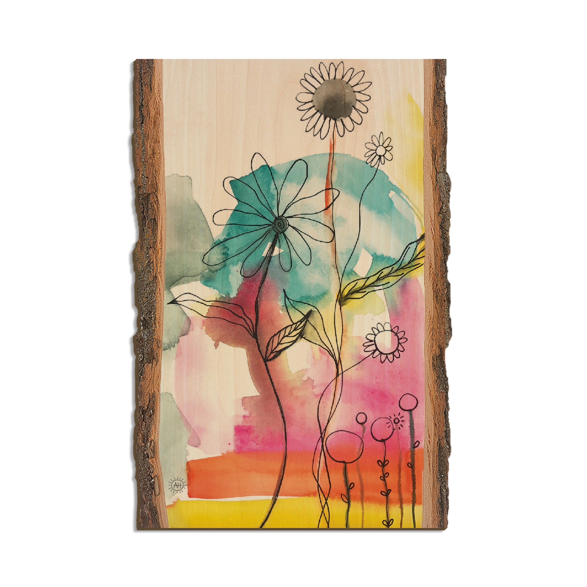 Henning's Bright Flowers - Live Edge Live Edge Postcard  (5pk // $2.80ea)