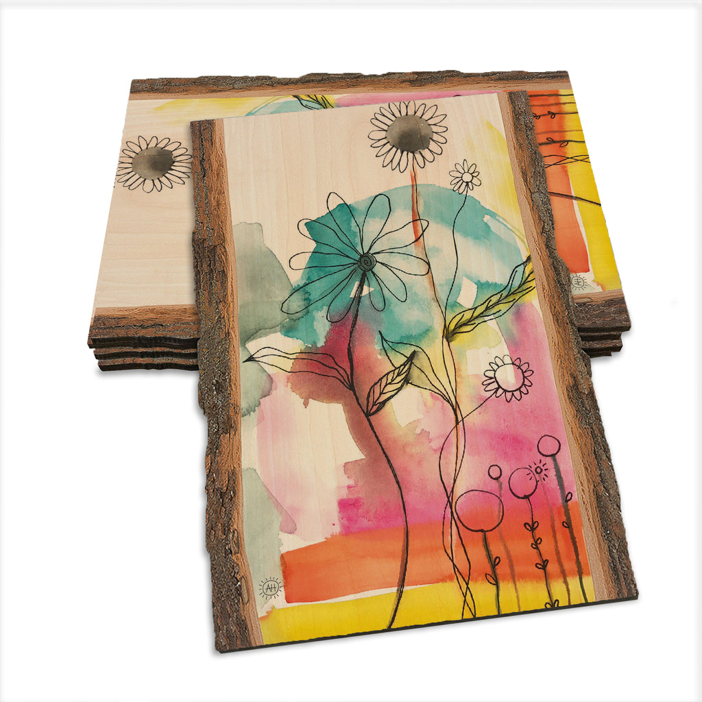 Henning's Bright Flowers - Live Edge Live Edge Postcard (5pk // $2.80ea)