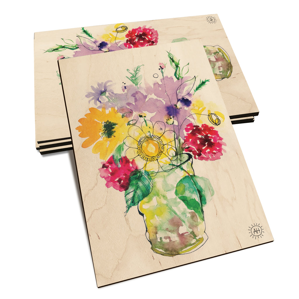 Henning's Bouquet - Classic Edge Classic Edge Postcard (5pk // $2.80ea)