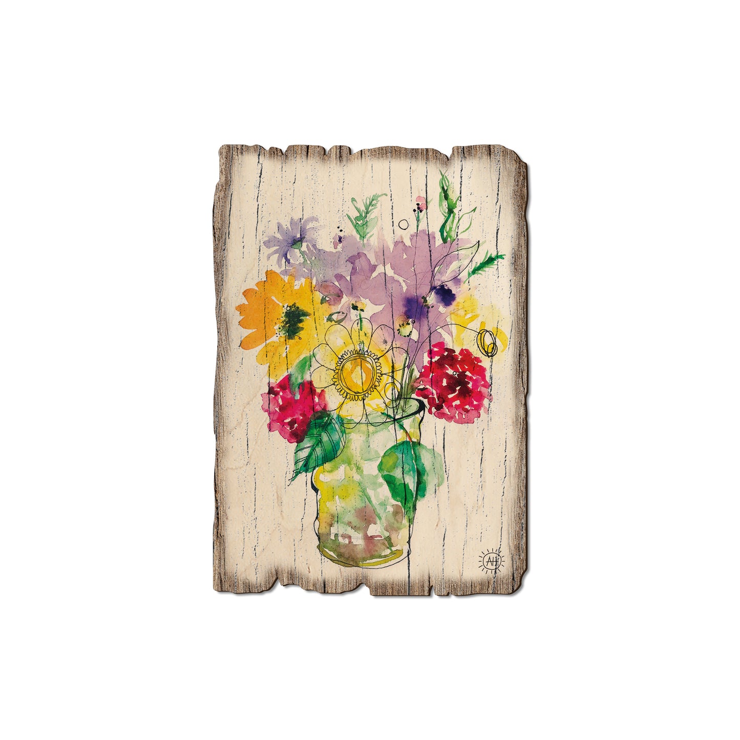 Henning's Bouquet - Rustic Edge Postcards & Magnets Rustic Edge Magnet (5pk // $2.80ea)