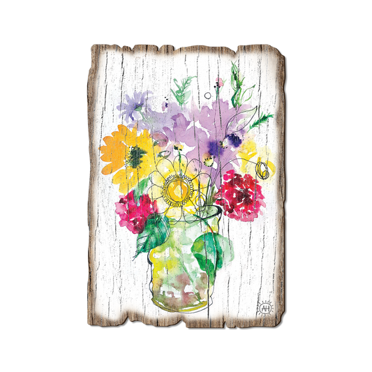 Greeting Card: Weathered Edge - Henning's Bouquet (Pack of 5)