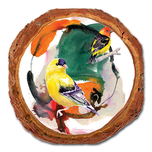 Coaster: Live Edge - Henning's Bird in Round (Pack of 5)