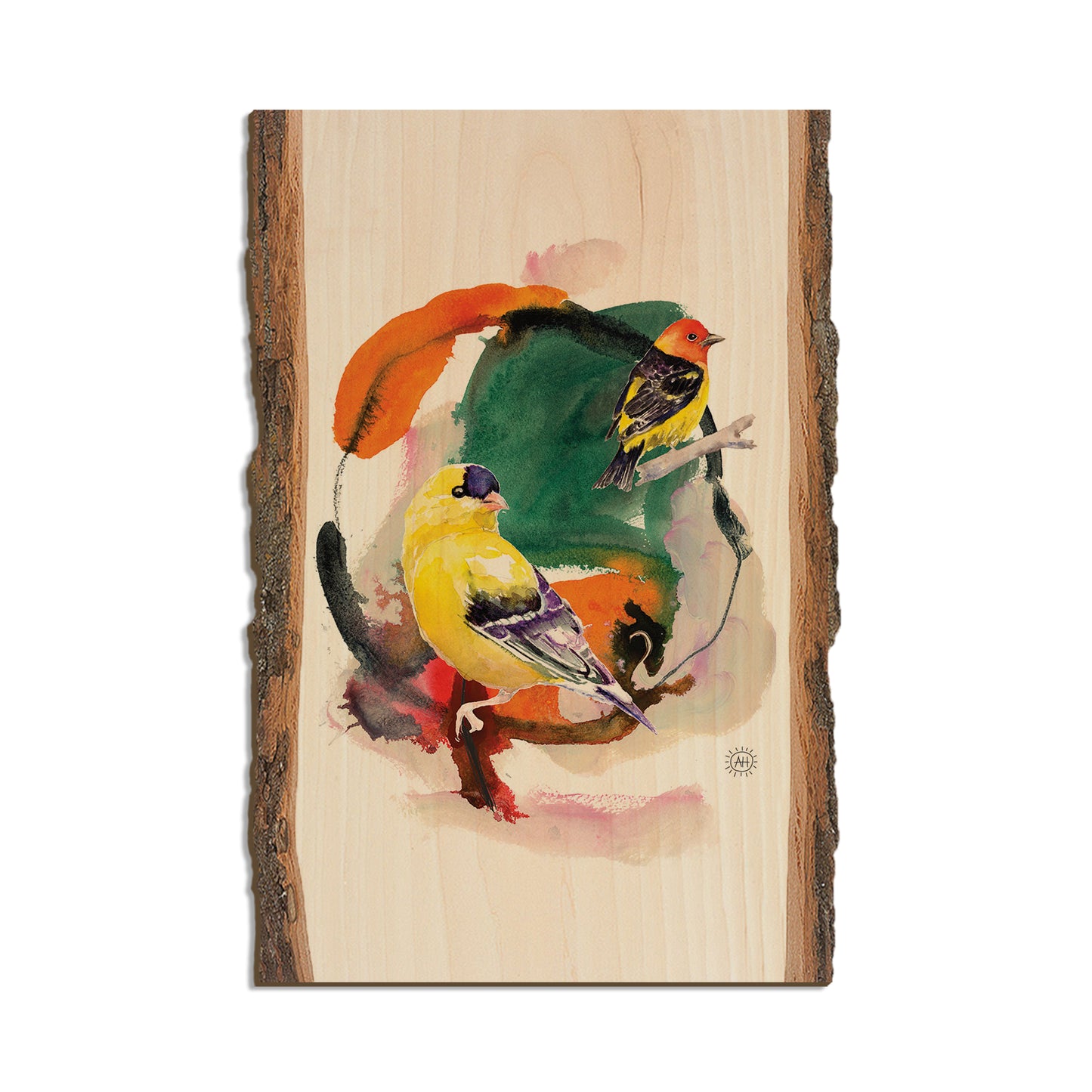 Henning's Bird in Round - Live Edge Live Edge Postcard  (5pk // $2.80ea)