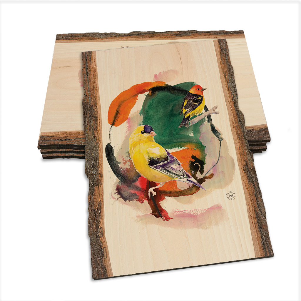 Henning's Bird in Round - Live Edge Live Edge Postcard (5pk // $2.80ea)