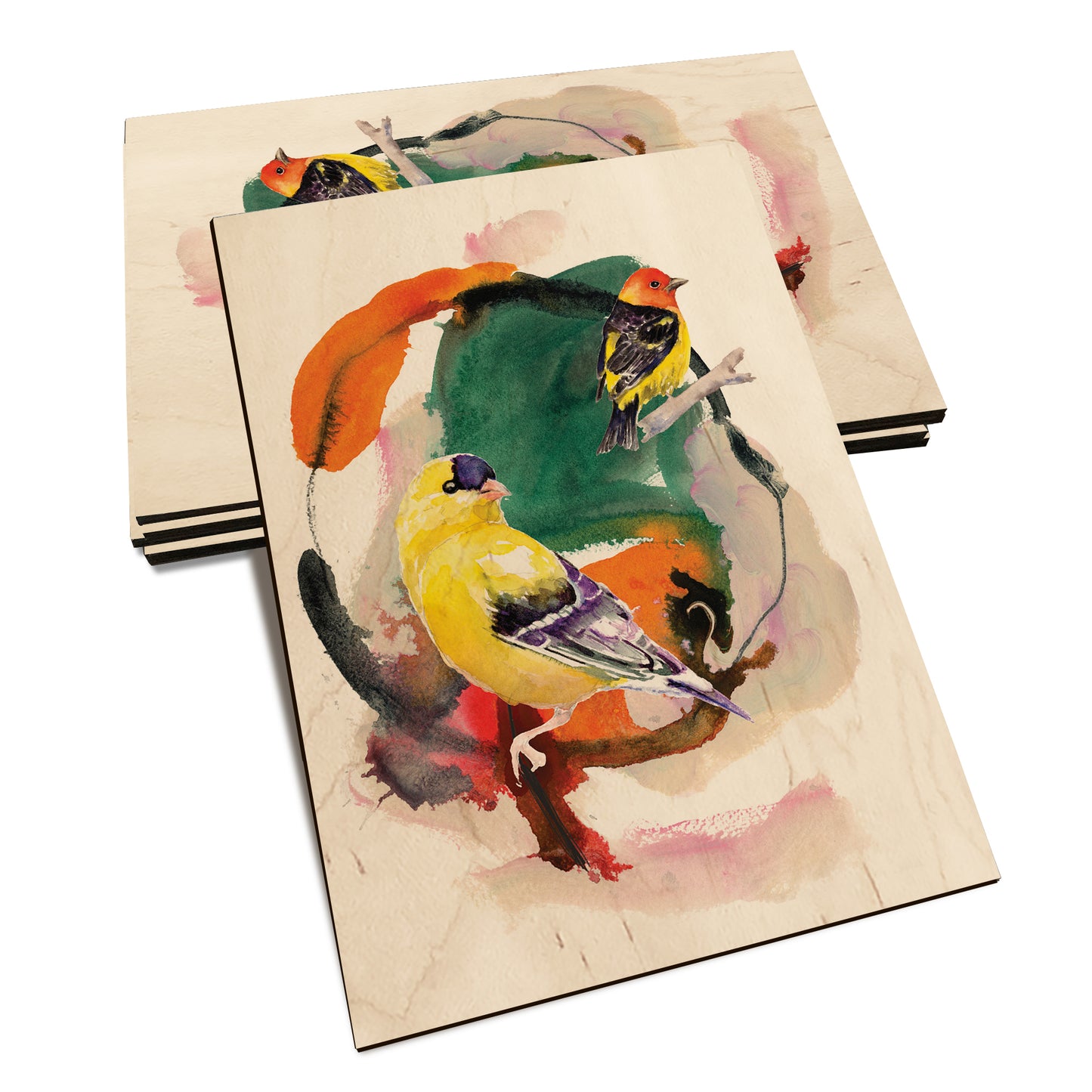 Henning's Bird in Round - Classic Edge Classic Edge Postcard (5pk // $2.80ea)