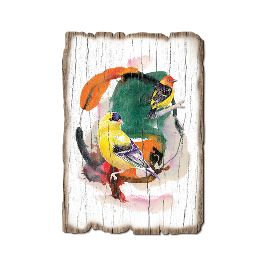 Greeting Card: Weathered Edge - Henning's Bird in Round (Pack of 5)