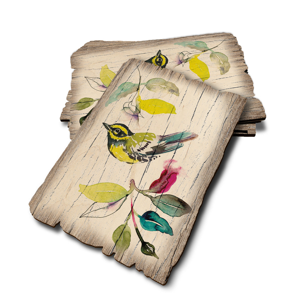 Henning's Branch Warbler - Weathered Edge Rustic Edge Postcard (5pk // $2.80ea)