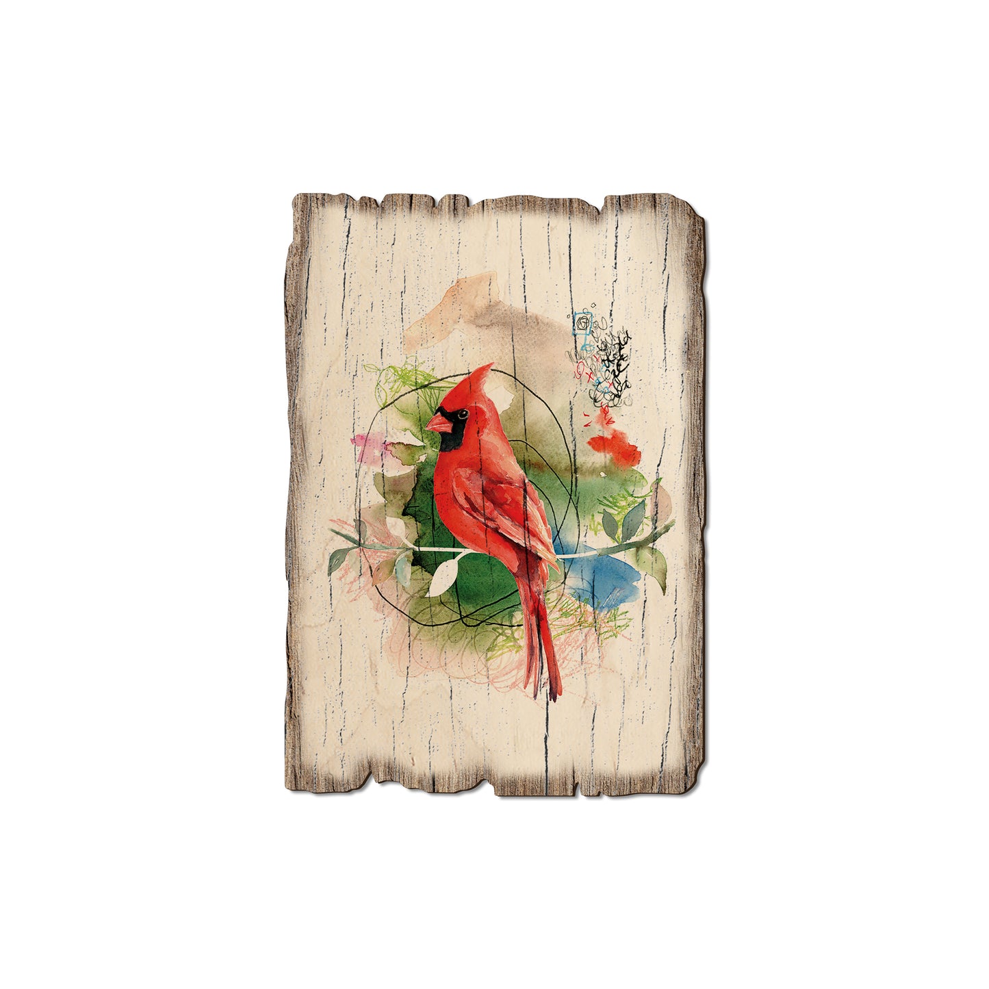 Henning's Cardinal Stem - Rustic Edge Postcards & Magnets Rustic Edge Magnet (5pk // $2.80ea)
