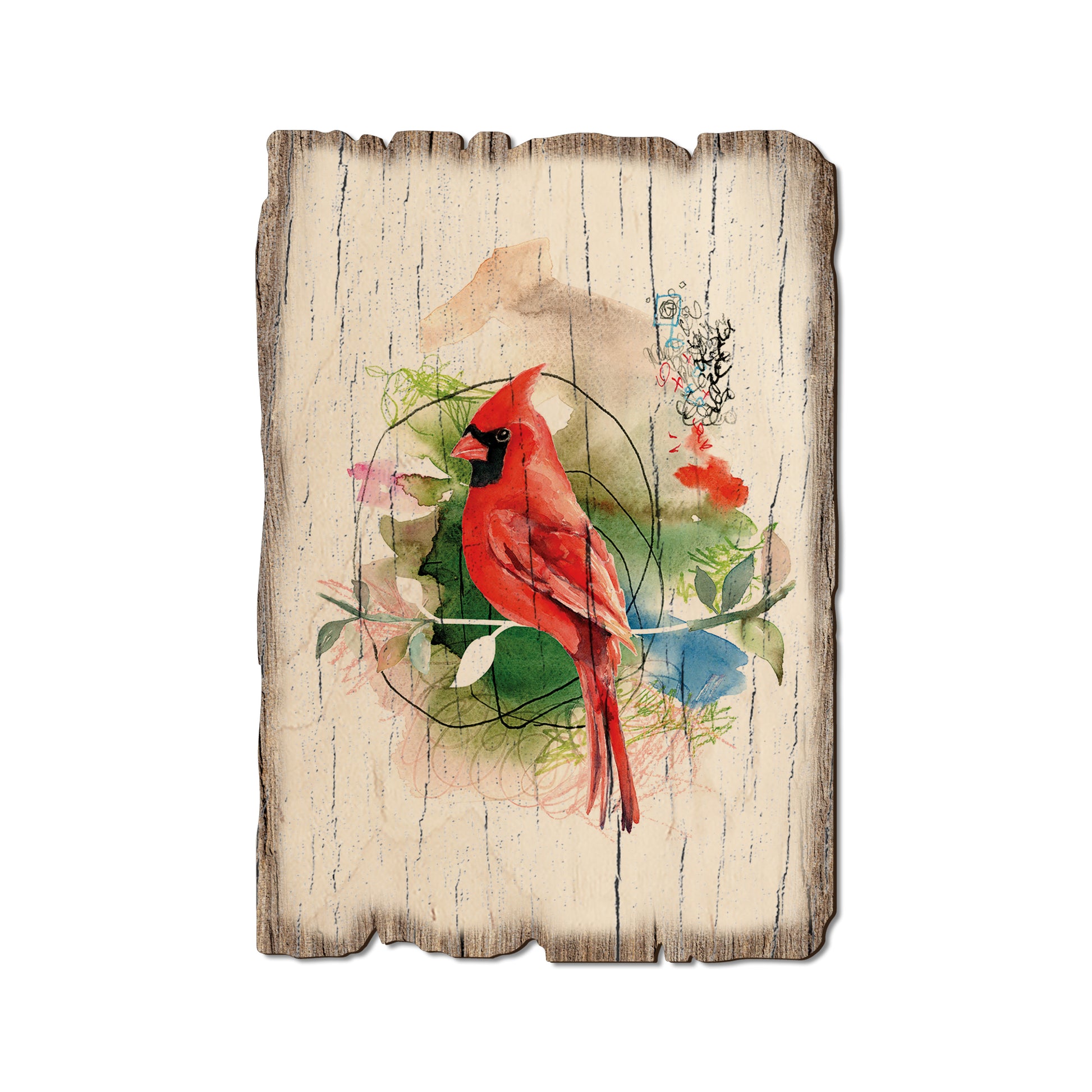 Henning's Cardinal Stem - Rustic Edge Postcards & Magnets Rustic Edge Postcard (5pk // $2.80ea)