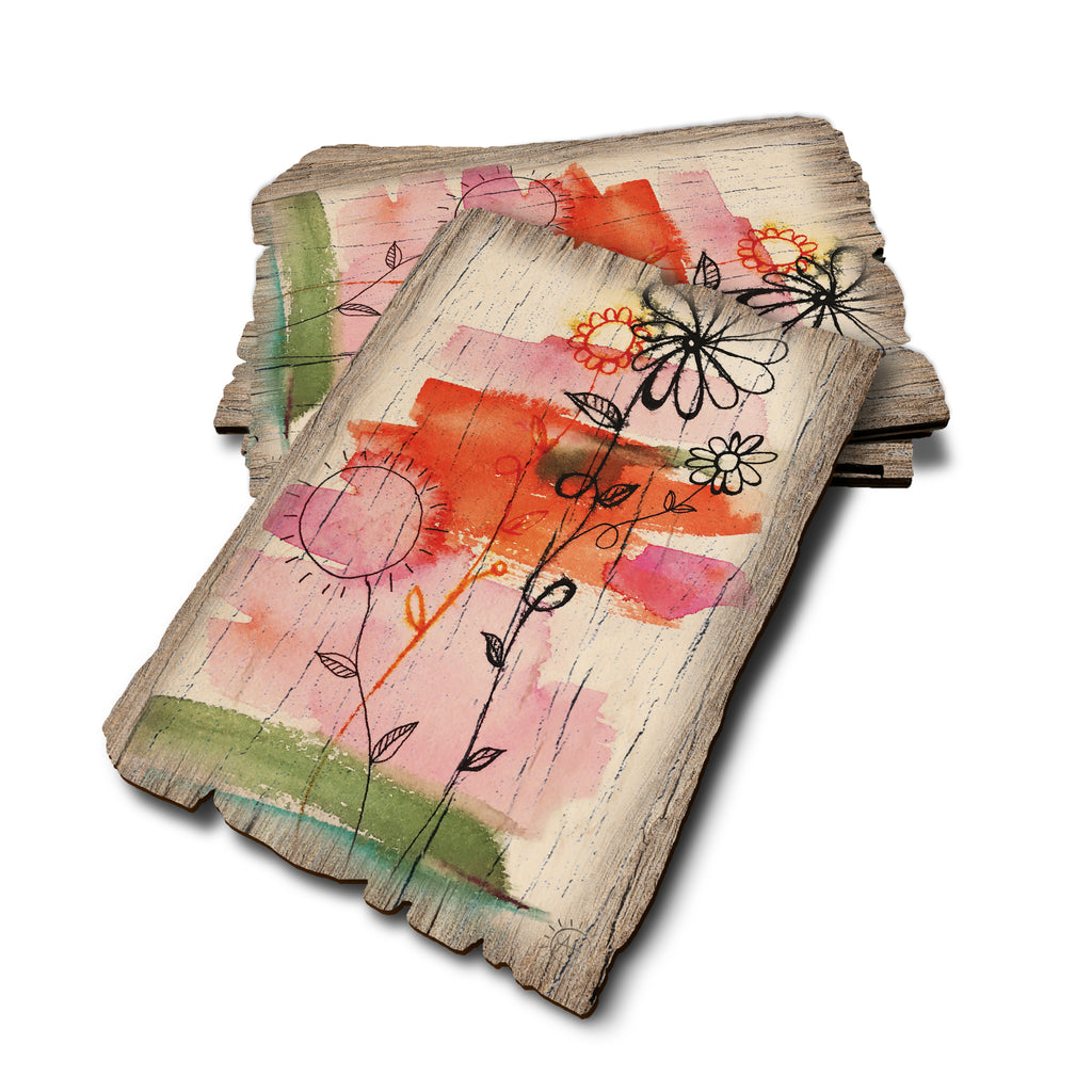 Henning's Flower Family - Weathered Edge Rustic Edge Postcard (5pk // $2.80ea)