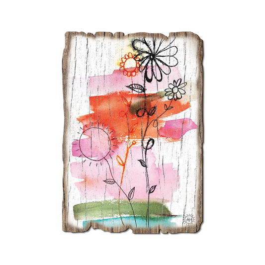 Greeting Card: Weathered Edge - Henning's Flower Family (Pack of 5)