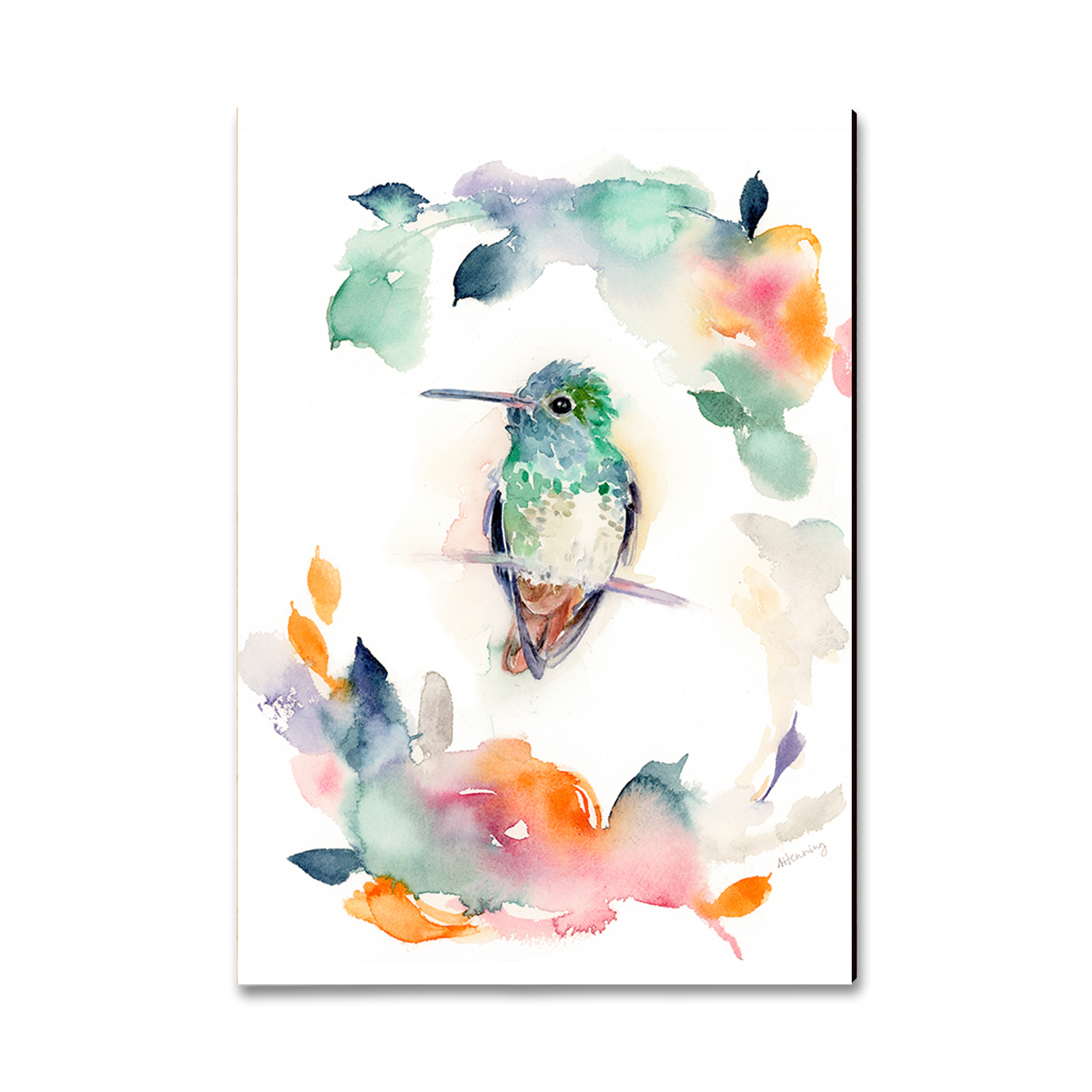 Greeting Card: Classic Edge - Henning's Fuzzy Head