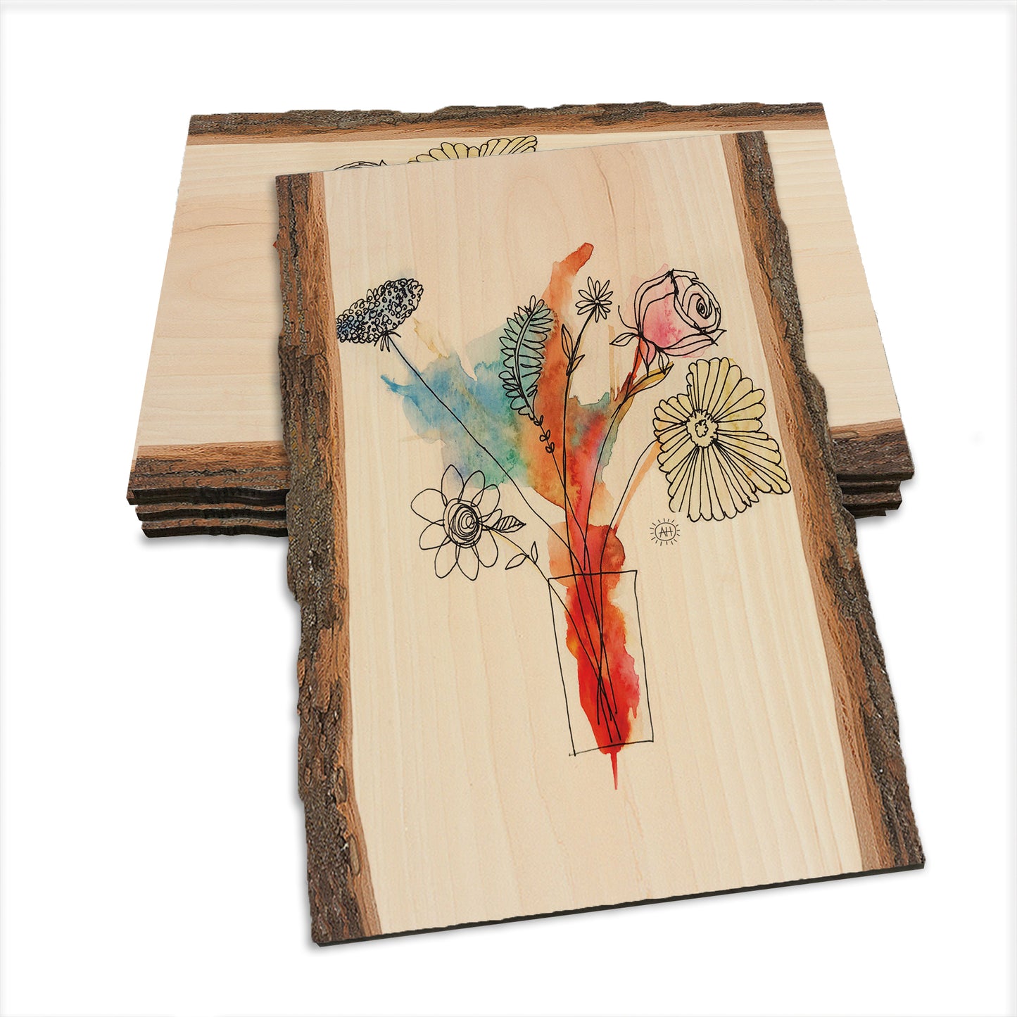 Henning's Flowers In Vase - Live Edge Live Edge Postcard (5pk // $2.80ea)