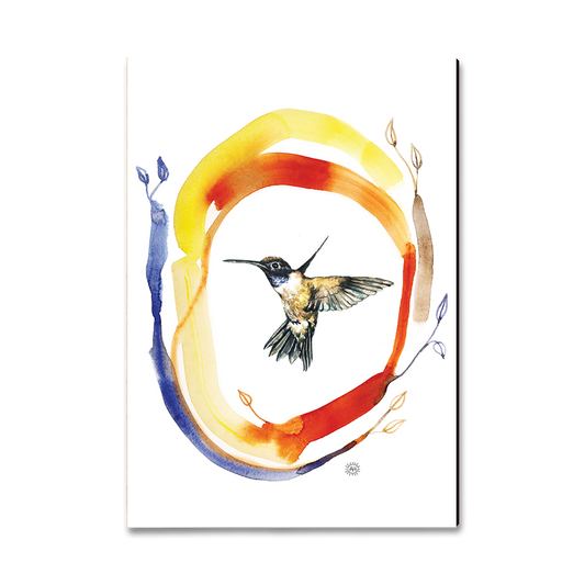 Magnet: Classic Edge - Henning's Hummingbird Circle
