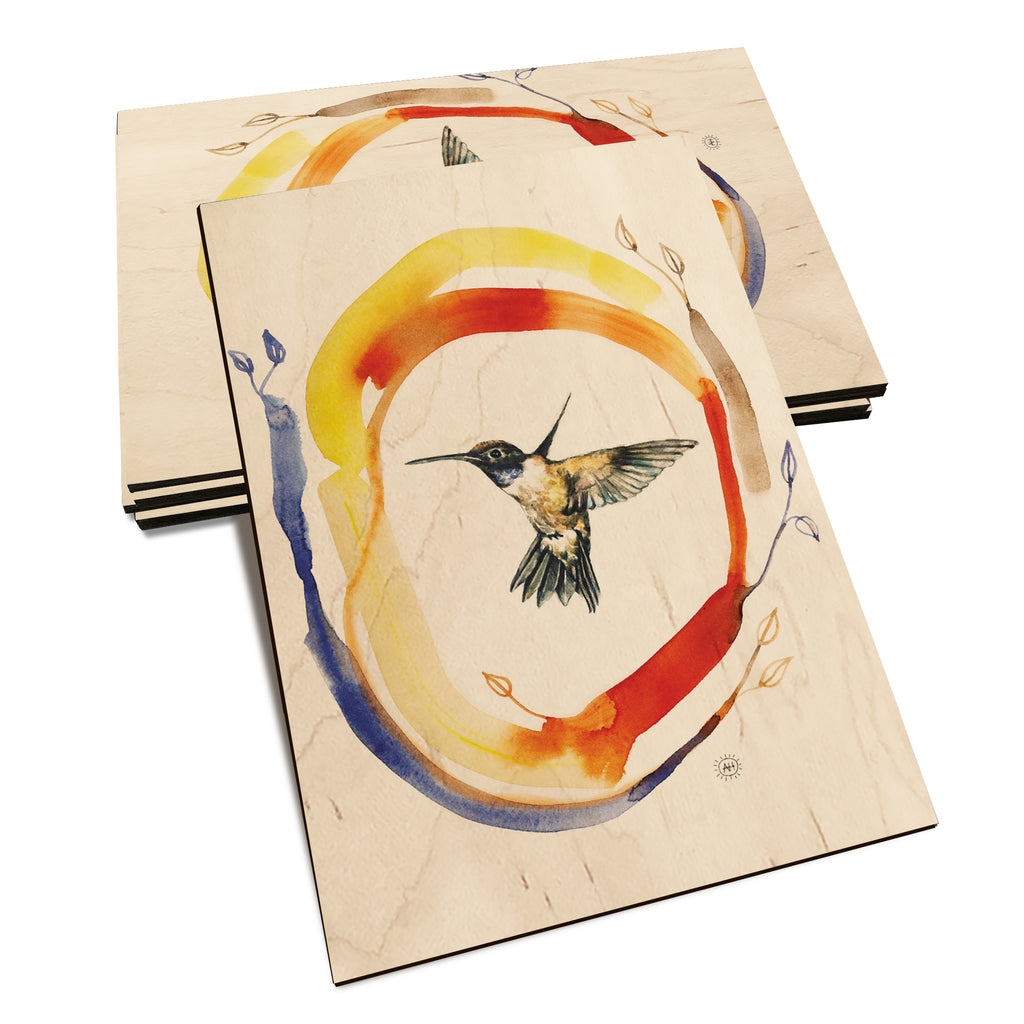 Henning's Hummingbird Circle - Classic Edge Classic Edge Postcard (5pk // $2.80ea)