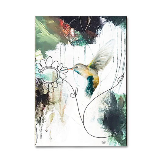 Magnet: Classic Edge - Henning's Hummingbird & Simple Flower (Pack of 5)