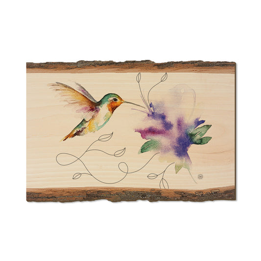 Henning's Jewel & Purple Flower - Live Edge Live Edge Postcard  (5pk // $2.80ea)