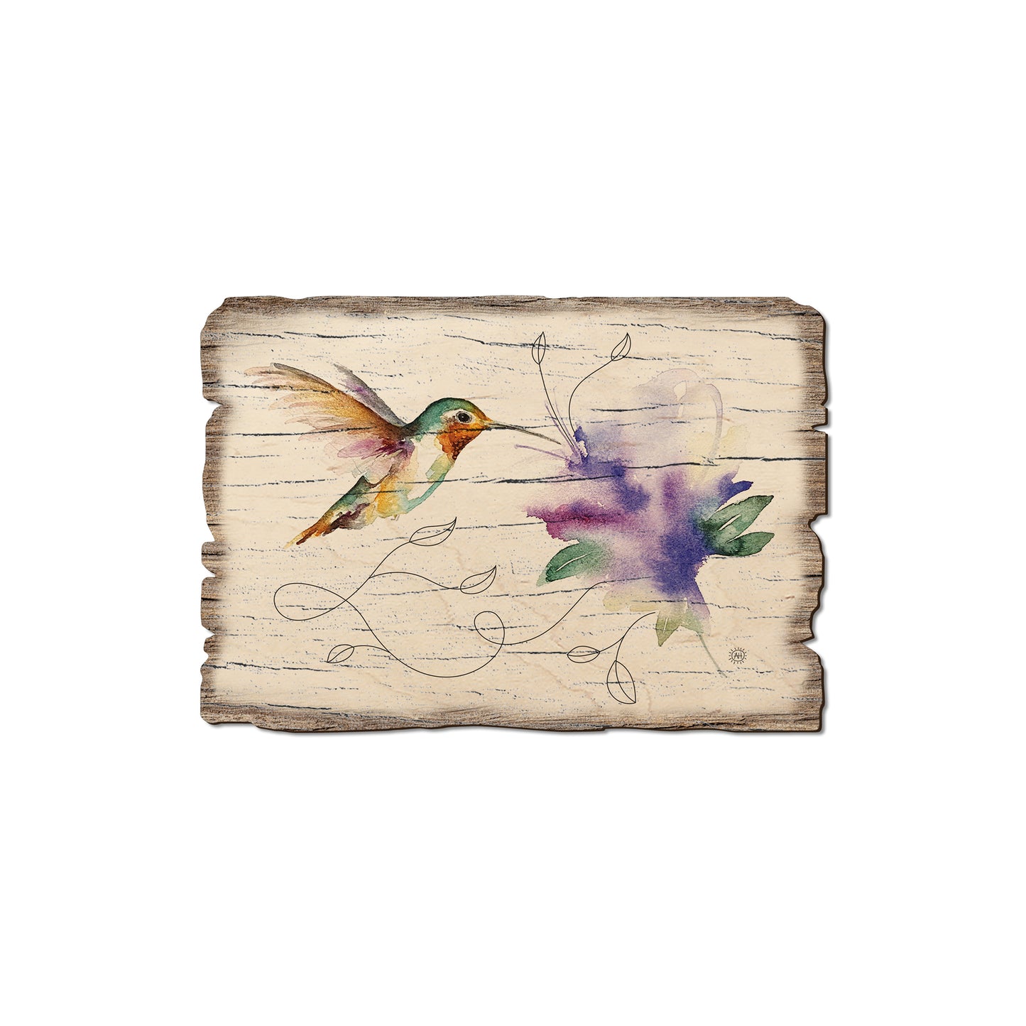 Henning's Jewel And Purple Flower - Rustic Edge Postcards & Magnets Rustic Edge Magnet (5pk // $2.80ea)