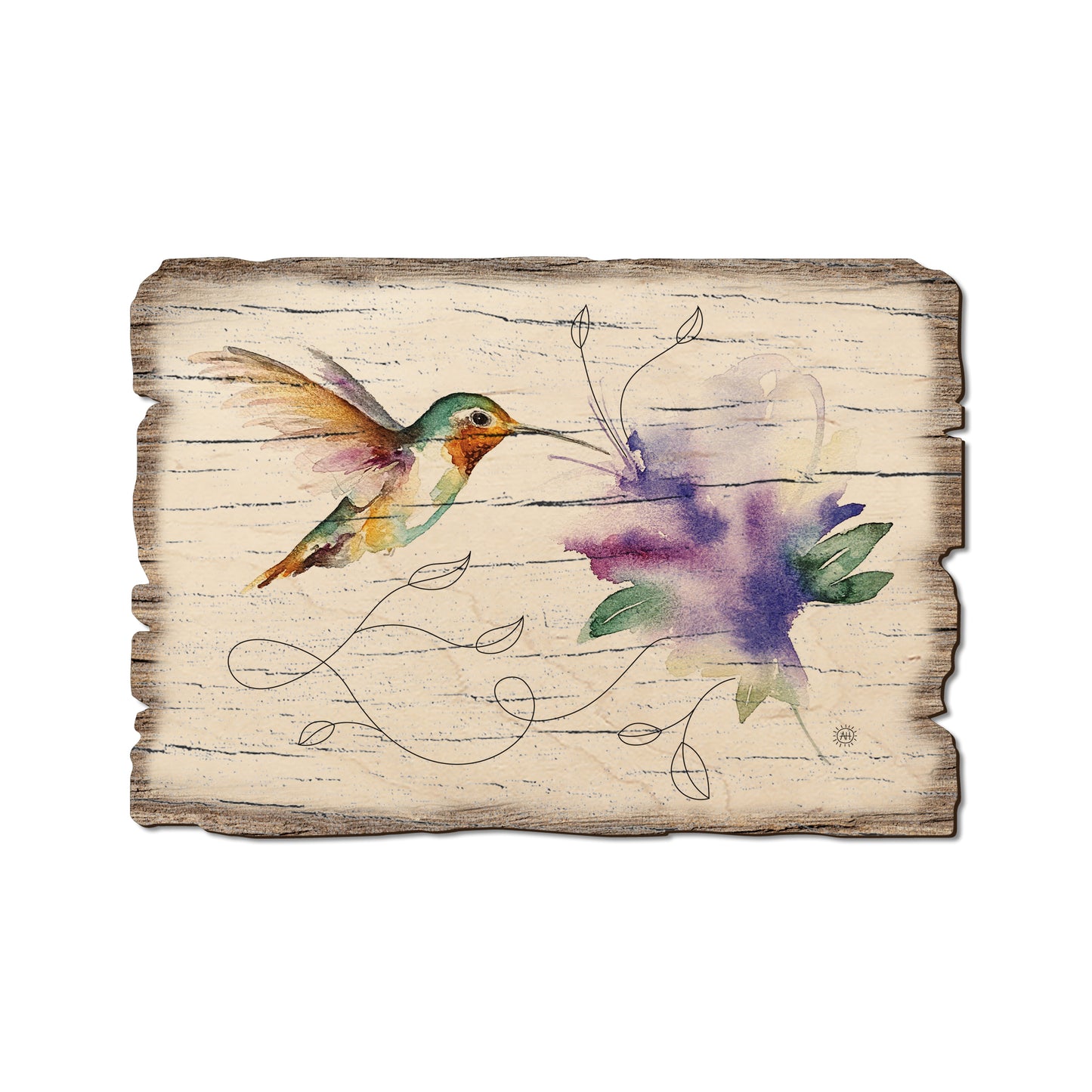 Henning's Jewel And Purple Flower - Rustic Edge Postcards & Magnets Rustic Edge Postcard (5pk // $2.80ea)
