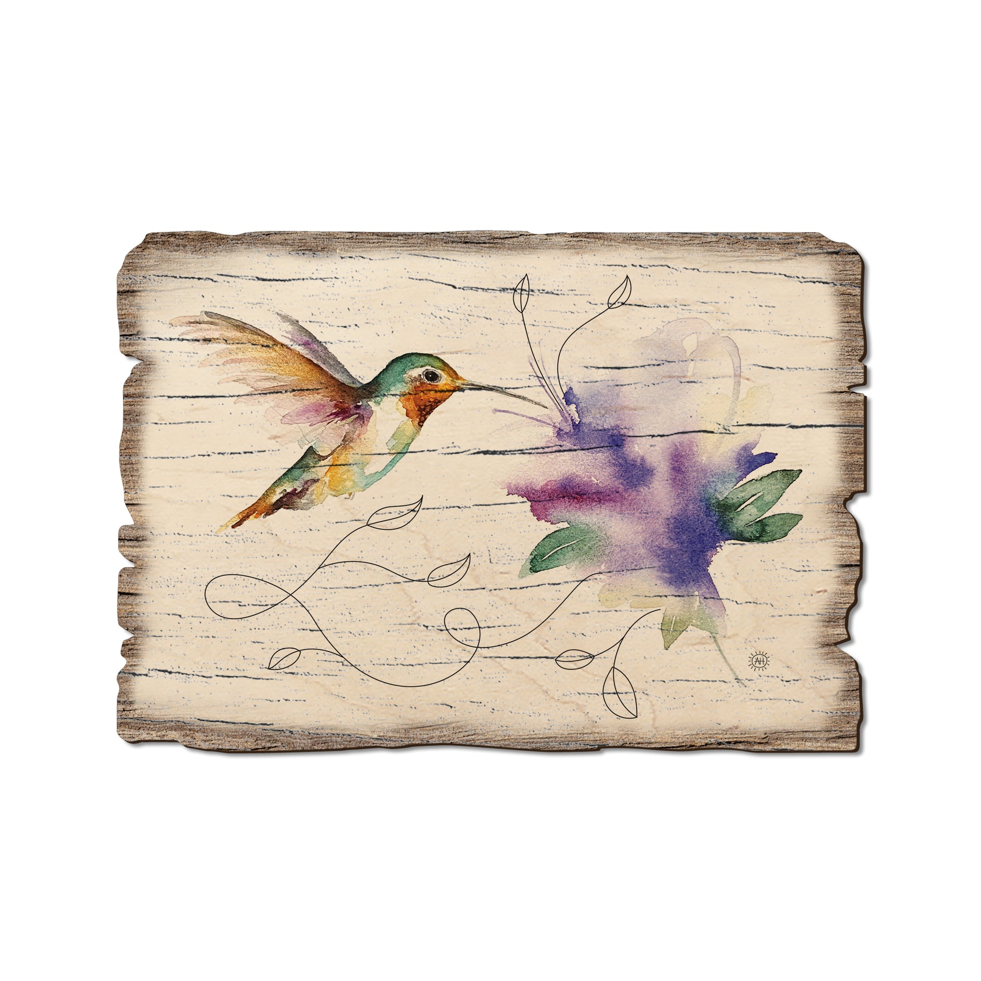 Henning's Jewel And Purple Flower - Rustic Edge Postcards & Magnets Rustic Edge Postcard (5pk // $2.80ea)