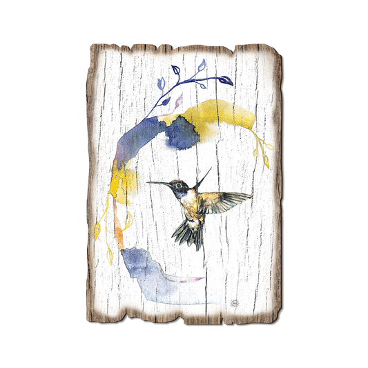 Greeting Card: Weathered Edge - Henning's Left Flight Crescent