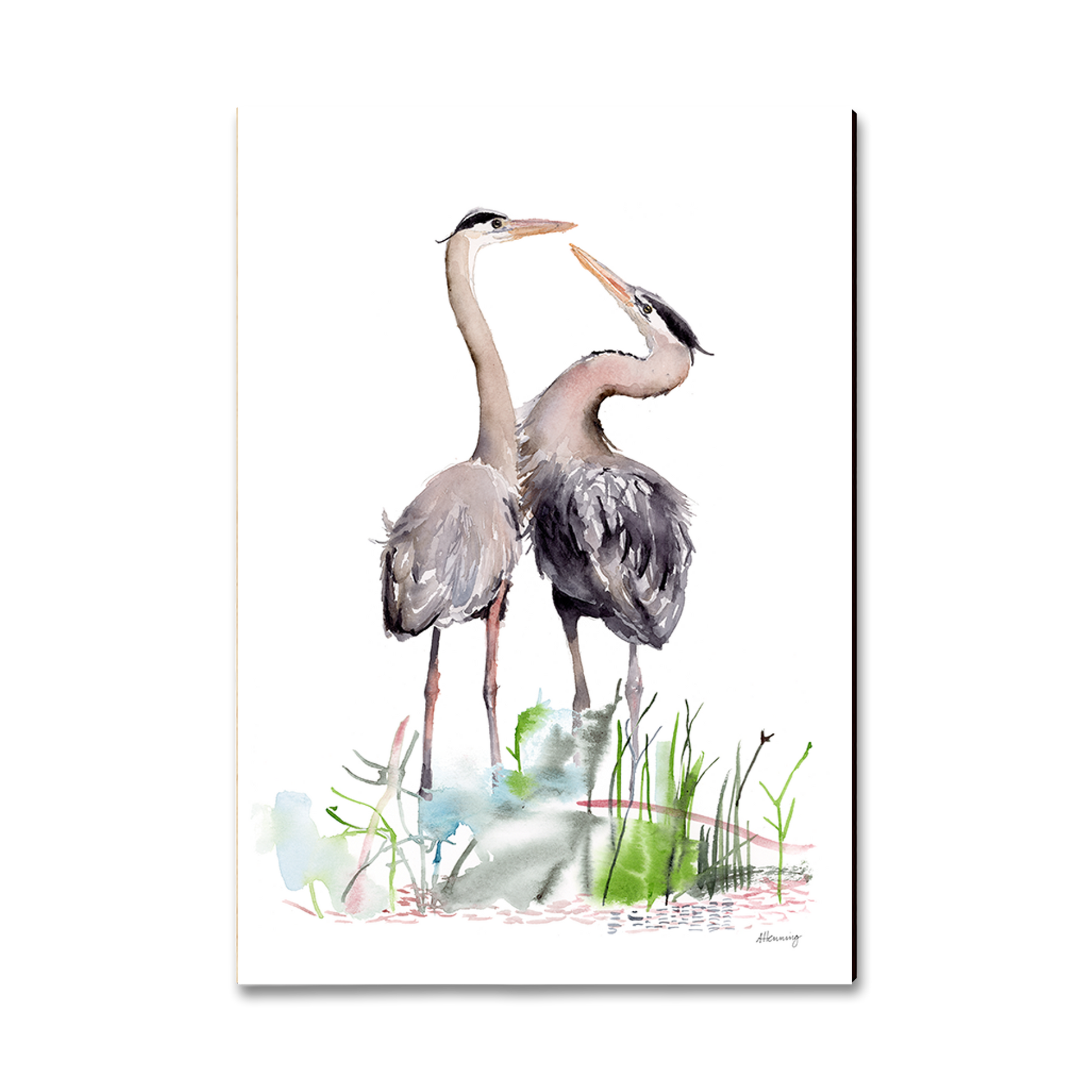Greeting Card: Classic Edge - Henning's Long Neck Love