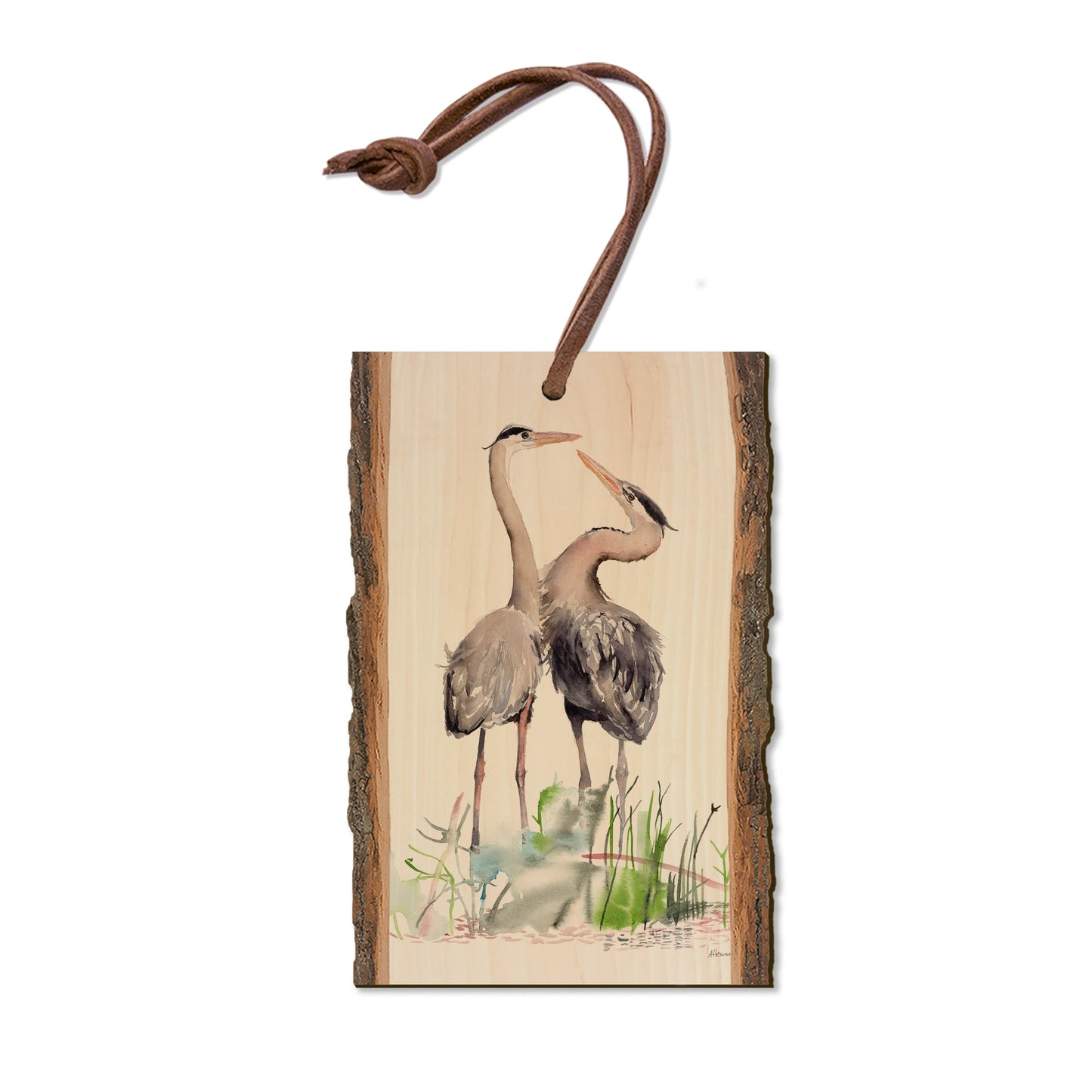 Henning's Long Neck Love - Live Edge Magnet Live Edge Ornament (5pk // $2.80ea)