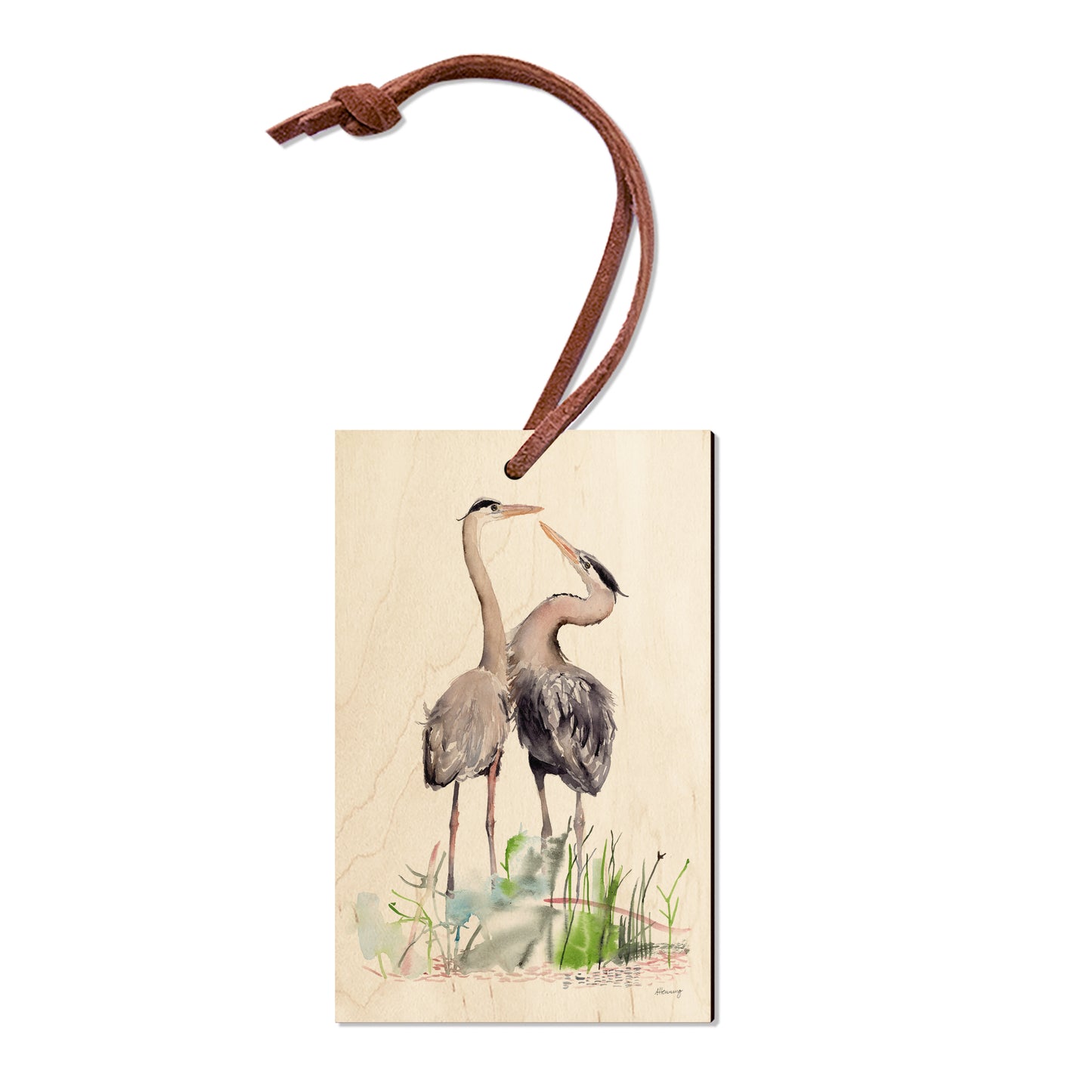 Henning's Long Neck Love - Magnet Classic Edge Ornament (5pk // $2.80ea)