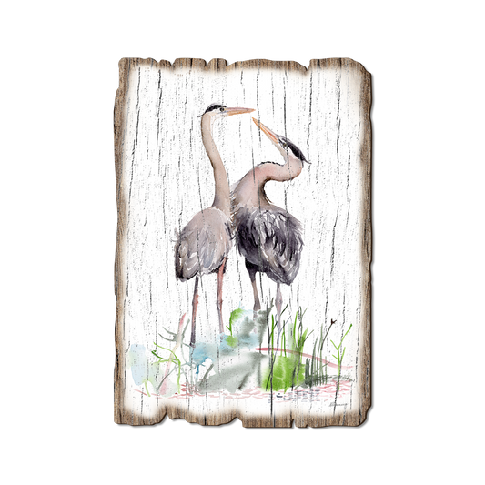 Greeting Card: Weathered Edge - Henning's Long Neck Love