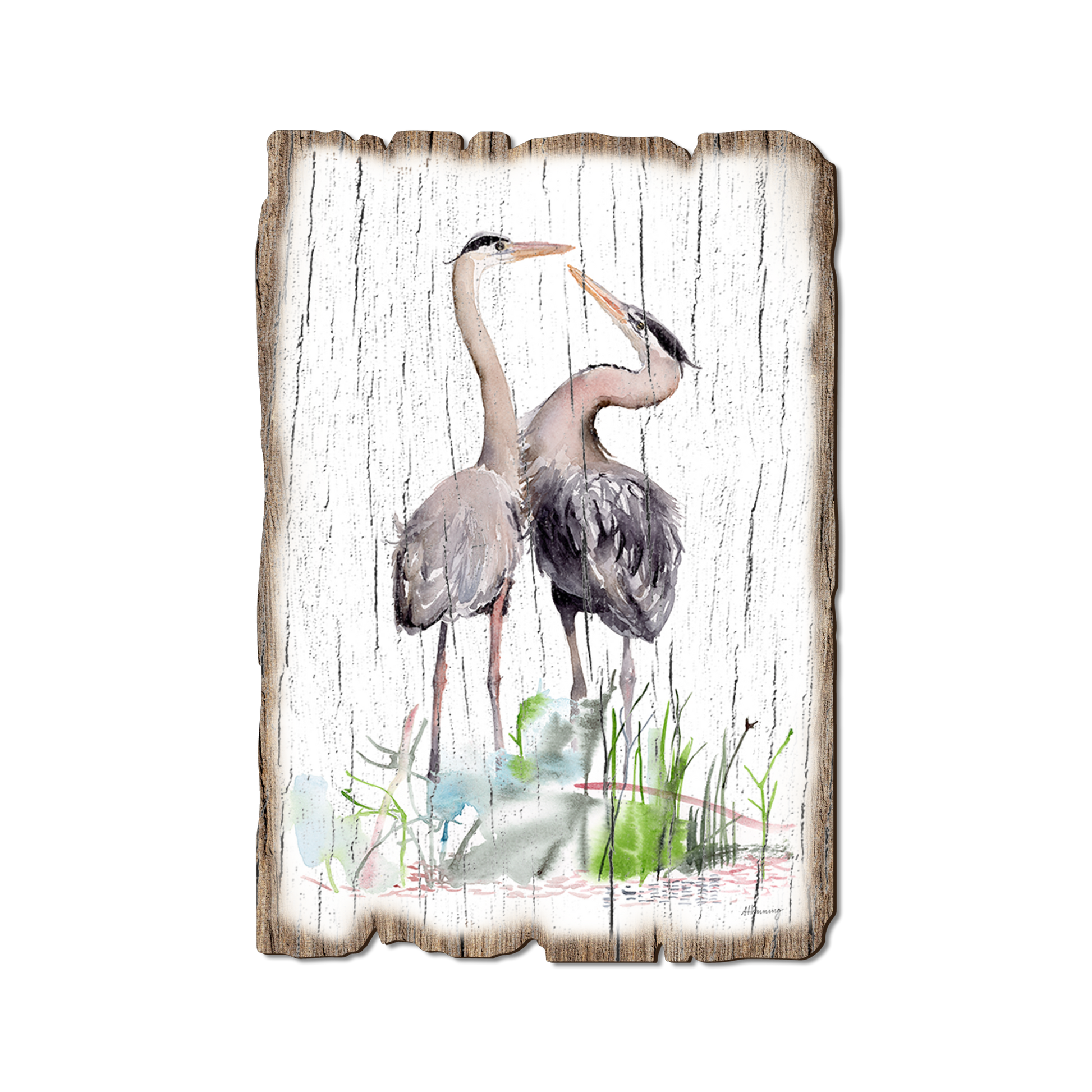 Ornament: Weathered Edge - Henning's Long Neck Love