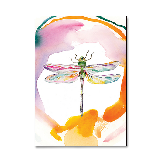 Magnet: Classic Edge - Henning's Pink Dragonfly